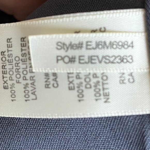 Eliza J Blue Embellished Fit and Flare Sleeveless Dress - Picture 5 of 9